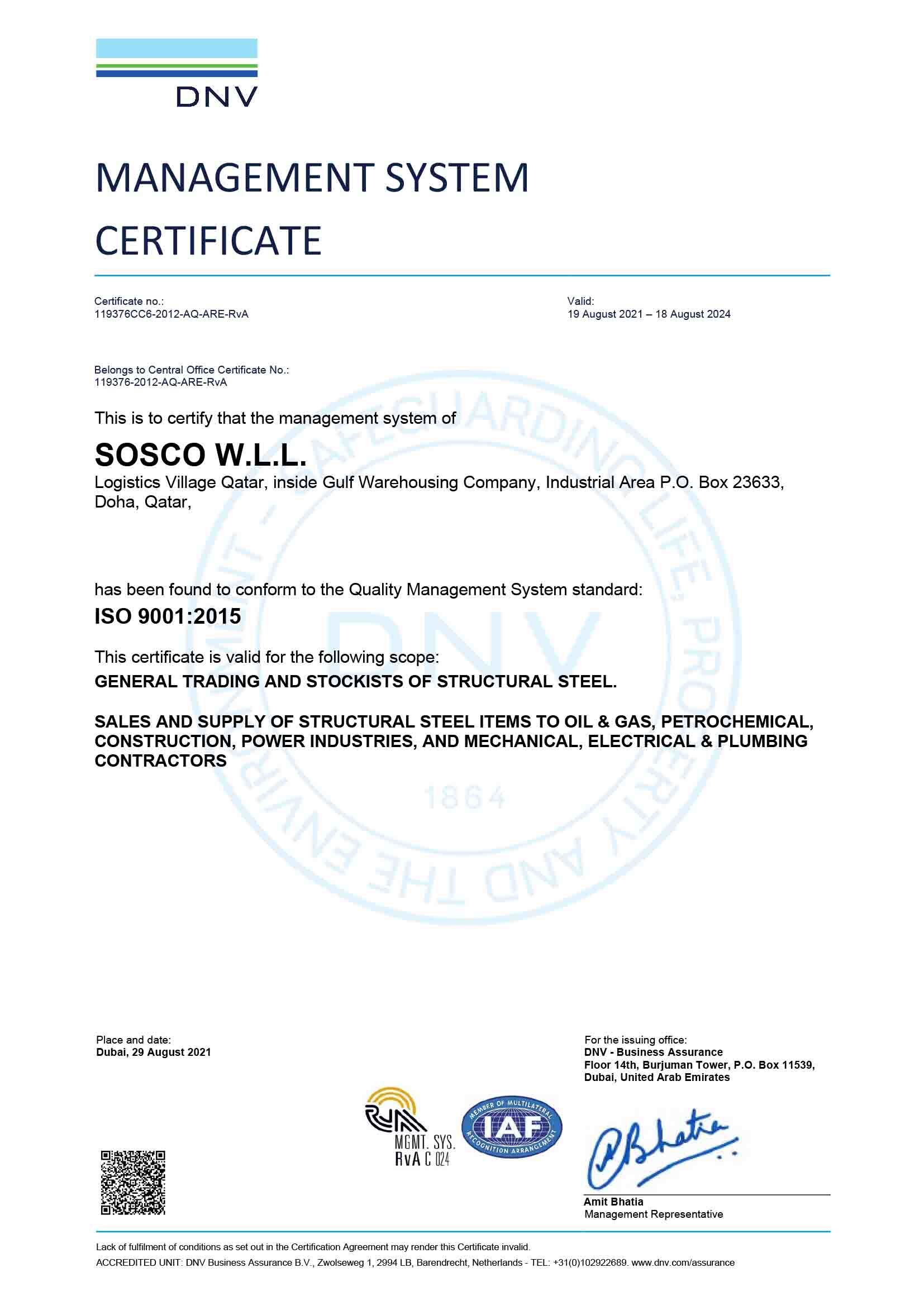 ISO 9001:2015